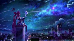Jinx Star Guardian City Night Sky Wallpaper Girls Manga Jeux Manga