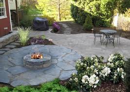 Natural Stone Patio Stones Fire Pit Patio Fire Pit Backyard