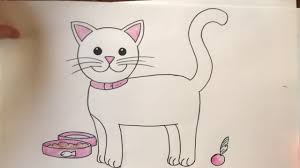 This tabby cartoon cat drawing is perfect for beginners and kawaii cat lovers! How To Draw An Easy Cat For Kids Youtube