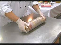 Drape over the turkey and tuck it beneath the bird. Chefs Of Northern Michigan Rolled Turkey Breast Youtube