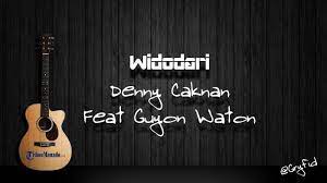 Chord Gitar Dan Lirik Lagu Widodari Denny Caknan Feat Guyon Waton Kunci Mudah Dimainkan Tribunmanado Co Id