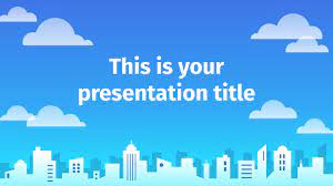 Pikwizard holds a large library of free and paid stock images and videos. City Skyline Free Powerpoint Template Google Slides Theme