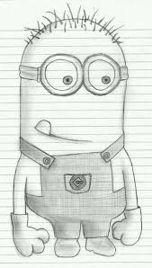 Minion Disney Art Drawings Funny Drawings Disney Drawings Sketches