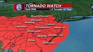 For your protection move to an interior room on the lowest floor of a building. Accuweather Alert Tornado Watch Issued For Philadelphia Region Whyy