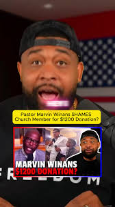Pastor Marvin Winans Rebukes Church Member