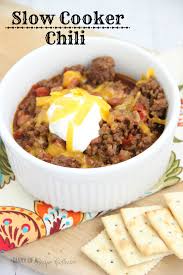 Place pork in a slow cooker. Slow Cooker Chili Diary Of A Recipe Collector