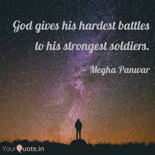 Psalms 29:11 may the lord give strength to his people! God Gives His Hardest Bat Quotes Writings By Megha Panwar Yourquote