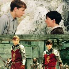 Look At The Change In Edmund And Peter S Relationship From The Beginning Of The First To The End Of The Second Chronicles Of Narnia Narnia Movies Narnia