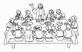 Jesus Standing In Front Of His Apostles In The Last Supper Coloring Page Bible Coloring Pages Bible Coloring Coloring Pages