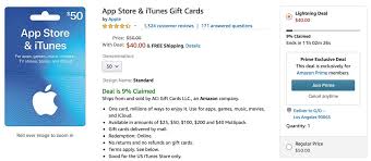 $50 itunes gift card for $40. Kinja Deals On Twitter Lightning Deal Own Any Apple Devices There S No Reason Not To Buy This 50 Itunes Gift Card For 40 20 Itunes Credit Discounts Used To Be Fairly Common