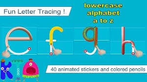 The app is fully customizable to suit every child's needs, and lets you check their progress through a system of reports and profiles. Writing Wizard Learn To Write Lowercase Alphabet Trace Letters A To Z Educational App For Kids Youtube