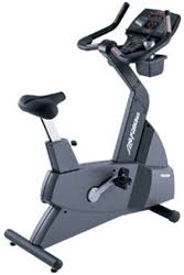 Chrome plated flywheel and magnetic braking system. Freemotion Recumbent Bike