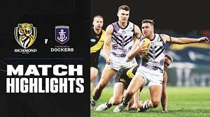 15 degrees and a chance of showers. Richmond V Fremantle Highlights Round 15 2020 Afl Youtube