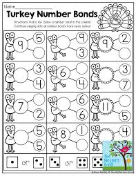 November Fun Fill Learning Resources Number Bonds Worksheets Number Bond Number Bonds Kindergarten