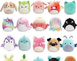 Image of various Squishmallows