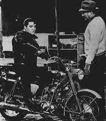 Pin On Elvis Presley On Motorcycle