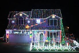 Christmas Lights On Steroids At Griswold Way Lights In Washington Video Christmas Lights Outdoor Christmas Lights Outdoor Christmas Light Displays