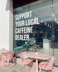 Coffee Dose On Instagram Support Your Local C A F F E I N E Dealer Coffee Shop Decor Coffee Shop Interior Design Coffee Shop Bar