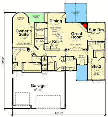 Browse modern, 2 bath, country, farmhouse, craftsman & more 2 bed designs w/basement. Plan 40898db Split Bedroom House Plan With Options Basement House Plans House Plans 2 Bedroom House Plans