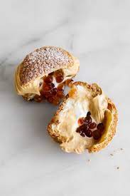 Dalgona Coffee Boba Cream Puffs Constellation Inspiration Recipe Cream Puffs Food Dessert Drinks