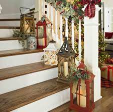 Lanterns Are A Holiday Decor Staple Christmas Entryway Christmas Stairs Lanterns Decor
