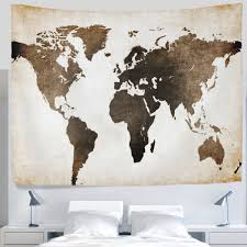 We print the highest quality world map tapestries on the internet. Alaza Antique Old Fashioned Retro Vintage World Map Tapestry Wall Hanging Decor Light Weight Polyester Fabric Map Wall Mural World Map Tapestry World Map Wall