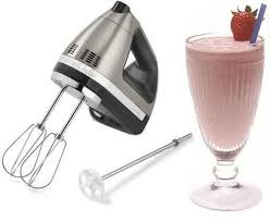 I have a kitchenaid stand mixer and a food processor. Kitchenaid Hand Mixer With Milkshake Attachment Kitchen Aid Hand Mixer Kitchen Aid Kitchen Aid Mixer Recipes