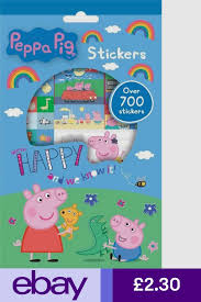 Peppa Pig Tv Movie Character Toys Toys Games Ebay Peppa Pig Stickers Kids Stickers Coloring Stickers