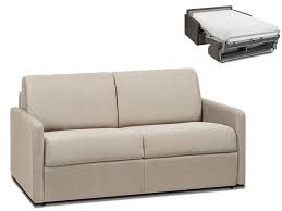 Canape convertible longueur 120 cm. Canape 2p Rapido Convertible 22 Cm Tissu Beige Calife