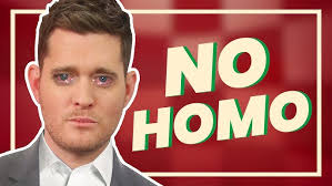 Michael Bublé when he was recording Santa Baby