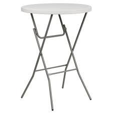 3 Foot Round Granite White Plastic Bar Height Folding Table Round Folding Table Flash Furniture Folding Table