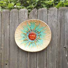 What To Do With Old Satellite Dishes Yard Art Satellite Dish Yard Art Dishes Repurposed