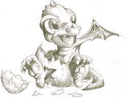 How to draw mew dragon? Cute Dragon Egg How To Draw A Baby Dragon Novocom Top