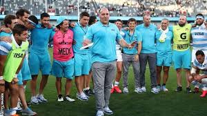Our athletes have been setting world reco. Argentina Beat All Blacks Pumas Coach Mario Ledesma Hails Unreal Surreal Win Bbc Sport