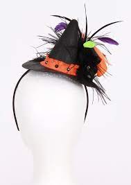 Ready To Ship Hocus Pocus Mini Witch Hat Headband Halloween Etsy Witch Hat Halloween Costume Accessories Witch Tutu