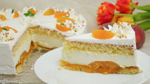 Pfirsich Maracuja Torte Cremig Fruchtige Torte Mit Lockerem Biskuit Youtube