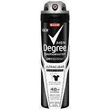 Degree Men Ultraclear Black White Antiperspirant Deodorant Dry Spray 3 8 Oz Walmart Com Walmart Com