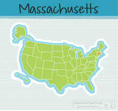 This map shows many of massachusetts's important cities and most important roads. Us State Maps Clipart Photo Image Us Map State Massachusetts Square Clipart Image Classroom Clipart