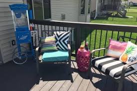 Also very nice to see a group of family members working. Diy No Sew Patio Cushions Fast And Budget Friendly