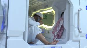 On paper, it's a great idea. Hajj Pilgrims Use Japan Inspired Nap Pods In Saudi Arabia Youtube