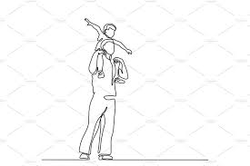 Check spelling or type a new query. Father With Son On Shoulders Father Tattoos Drawings Twin Flame Art