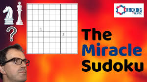 Play free sudoku online from easy to expert level on sudoku.com. Puzzlingly Compelling Watch A Man Solve Miracle Sudoku With Only Two Numbers Filled In