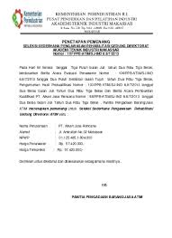 Apalagi, pemprov sulsel berhasrat pandemi. Penetapan Pemenang Pengawasan Rehabilitasi Gedung Direktorat Atim