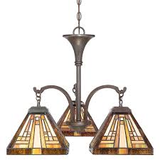 Quoizel.com is tracked by us since april, 2011. Quoizel Tfst5103vb Vintage Bronze Stephen 3 Light 19 Wide Mini Chandelier With Tiffany Glass Lightingdirect Com