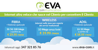 Posso suggerirti io quale operatore ha internet più veloce (almeno sulla carta), segnalandoti le tariffe che attualmente offrono il miglior compromesso fra potenza per le zone in cui è disponibile la sola copertura adsl c'è poi il piano home 20 mega che propone una connessione in adsl la quale può. Eva Com Internet Veloce A Banda Larga Nel Cilento Senza Linea Fissa Senza Confini