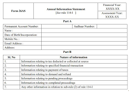 Form 26as How To View And Download Form 26as From Traces Website