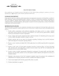 When writing a 911 dispatcher cover letter, always remember to refer to the requirements listed in the job description of the job you're applying for. Transit Dispatcher Job Description Templates At Allbusinesstemplates Com