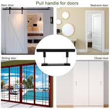 Maybe you would like to learn more about one of these? Heavy Duty Door Handle Carbon Steel Door Pull For Sliding Barn Door Closet Wooden Gate Hardware Accessories Black Door Handles Aliexpress