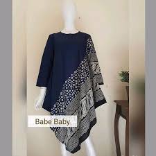 Motif ini memperkenalkan keindahan alam serta keunikan seni ukir. Jual Tunik Batik Asimetris Menir Di Lapak Babe Baby Bukalapak