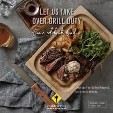 Everything but water from 11:00 am to 8:00 pm 1 offer. Let Cpk Take Over Grill Duty This Father S Day